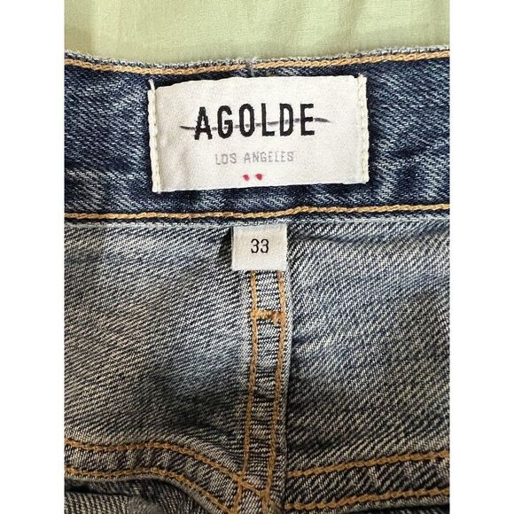 Agolde RILEY HIGH RISE STRAIGHT CROP IN FREQUENCY - Picture 11 of 14